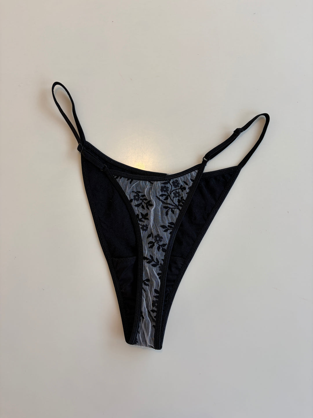 RTS Dark Floral Thong